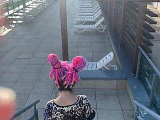 Filming Crazy Vacation with Hard Spanking!