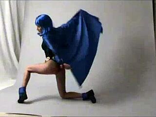 amateur cosplay raven from public outdoor event with costumes