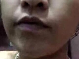 Indonesian Teen Bathes on Webcam