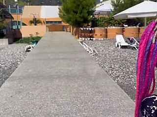 Filming Crazy Vacation with Hard Spanking!