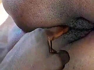 Playing landlady's fat wet pussy