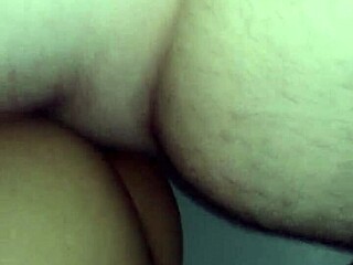 Eating girlfriend's ass in anal session