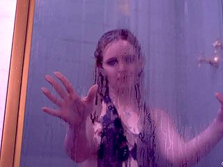 blonde charlie forde masturbates clit