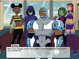 Teen 18+ in bathroom cartoon game fun