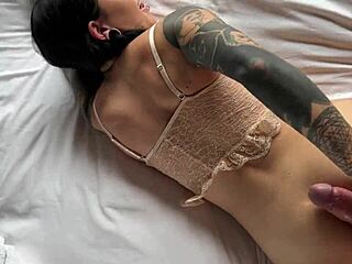 Footjob From Italian Beauty Morea Black Backstage