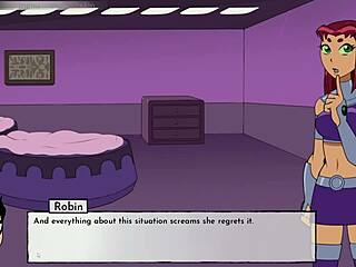 Teen 18+ in bathroom cartoon game fun