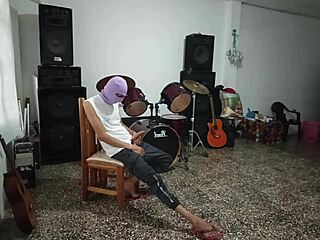 sexy music teacher making her student horny