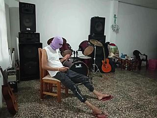 sexy music teacher making her student horny