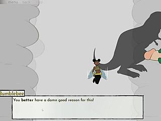 Teen 18+ in bathroom cartoon game fun