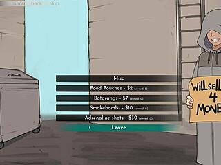 Teen 18+ in bathroom cartoon game fun