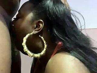 sloppy blow job from young bbw ebony milf 😋