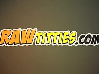 naughty busty fem slammed bareback by tall dude