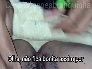 husband shaves wife completely smooth for lover