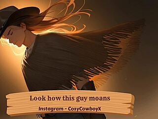 look at how this guy moans loudly.