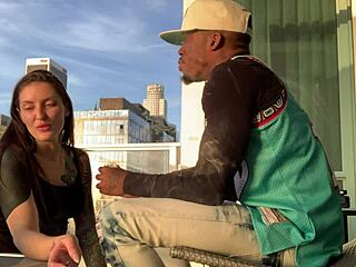 Sunset creampie in la