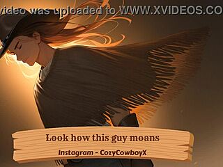 look at how this guy moans loudly.