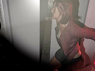 ellie l's wet pussy in hentai