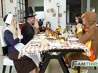 thanksgiving squirt fest with family