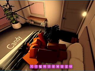 Feeling the rough fucking in Roblox condos with Candynviper.
