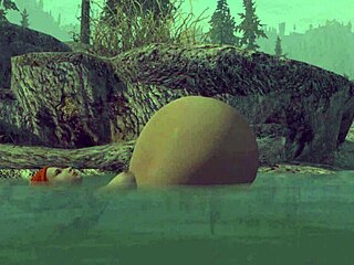 Cartoon Character Explores Mysterious Vore Scenario In Animated Tale