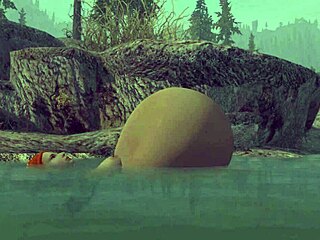 Cartoon Character Explores Mysterious Vore Scenario In Animated Tale