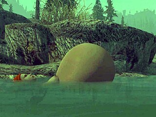 Cartoon Character Explores Mysterious Vore Scenario In Animated Tale