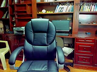 Teen Secretary Masturbates Anal In Office!