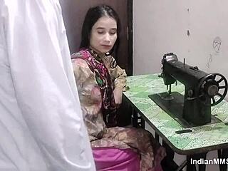 Student Pounds Maid's Tight Pussy During Holiday