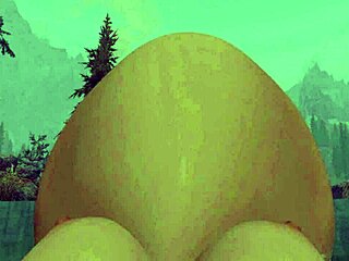 Cartoon Character Explores Mysterious Vore Scenario In Animated Tale