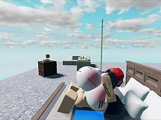 Hey whore, wanna fuck this huge white boy in our roblox collab?