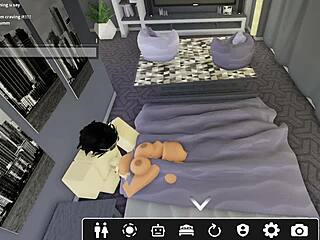 Dominant Cheating Slut Gets Railed Hard by Friend While Boyfriend's Away in Roblox