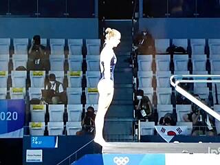 Divers Display Perfect Bodies In Intense Ornamental Jumps Competition