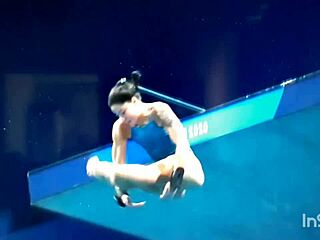 Divers Display Perfect Bodies In Intense Ornamental Jumps Competition