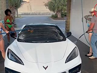 Kora Bell Angel Minx And Duchess Coco Suck And Fuck Jasper Woodcock In Public Carwash