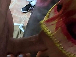 Whoa, my neighbor's giving an epic blowjob! 🔥😏