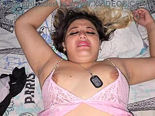 Blonde Latina Gets Intense Fucking Before Bed