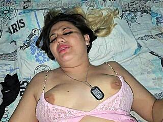 Blonde Latina Gets Intense Fucking Before Bed