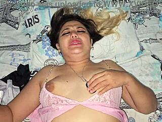 Blonde Latina Gets Intense Fucking Before Bed