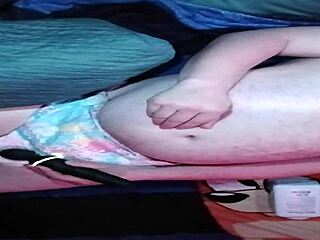 Adult diaper enthusiast explores playful padding up in this engaging promo video