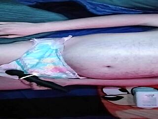 Adult diaper enthusiast explores playful padding up in this engaging promo video