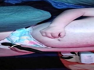 Adult diaper enthusiast explores playful padding up in this engaging promo video