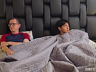 part 1 intense redhead fuck on bed