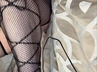 Brunette Squirts Before Anal