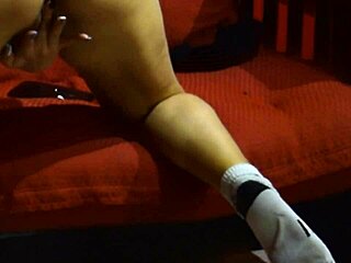 Spying On Neighbor Masturbating After Gym Session!