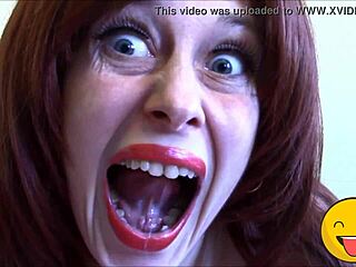 Horny Fetish Queen with Tongue Action