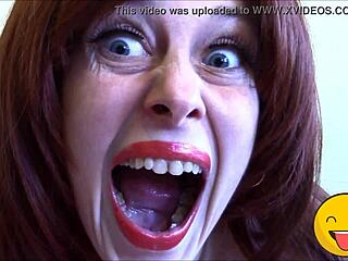 Horny Fetish Queen with Tongue Action