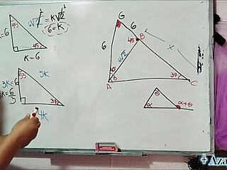 Asian teacher tempts with bedroom math challenges