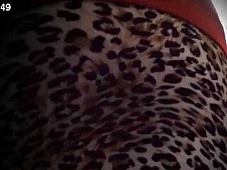 My sensual partner teases by showing off legs and panties on an ordinary day