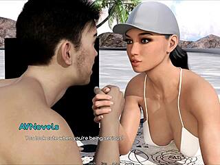 Intertwined game episode 132 features big tits action in casual story