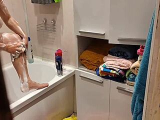 Caught Roommate In Bathroom Shower